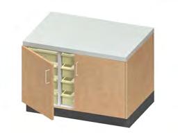 Base Cabinets W: 24 B14024 H: 25-29 B14224 H: 25-29 B14034 D: 21-23 W: 24 D: 21-23 W: 36 H: 25-29 D: 21-23 Open 8-10.5 X 19 Totes Trays 2 Doors 8-10.