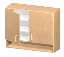 Wall Cabinets W: 30-48 W30311 H: 24-48 W30101L H: 24-48 W30101R D: 12-15 W: 12-24 D: 12-18 W: 12-24 H: 24-48 D: 12-18 2 - Sliding Doors 1 - Open Compartment 1 - Vertical Divider Adjustable Shelves