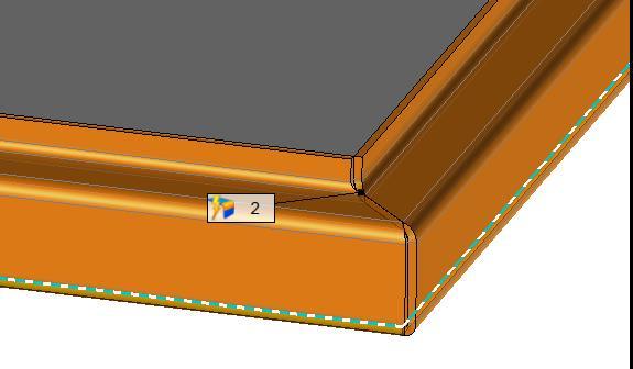 Exercise 4: Creation of a sheet metal with swept flange TopSolid