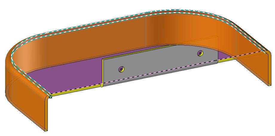 TopSolid Design Sheet Metal Basics Exercise 12: Creation of a sheet metal with forming flange Open the Keyboard support