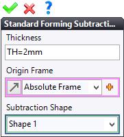 From the Entities tree, open the Functions folder and double-click on the Standard Forming Subtraction function.