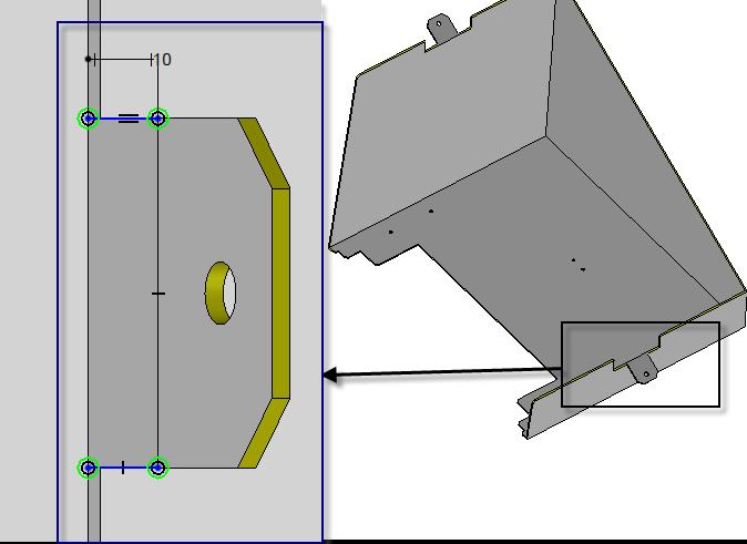 Exercise 17: Creation of a sheet metal from file recovery TopSolid Design Sheet