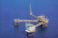 YADANA GAS PROJECT Estimated gas reserves of 6.7 TCF. Started operating in 1998. Gas production is 870 MMSCFD. 17 wells in total are connected to 3 platforms.