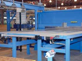 handle incoming boards and reusable boards Board waste are placed on a separate carriage Vacuum picker on