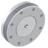 Clamping spigot l Without centring ±1 mm l With retaining ring Characteristics: Clamping spigot without centring ±1 mm.