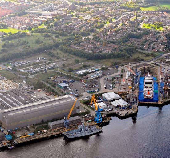 NORTH EAST tyne tees Our two North East England facilities provide our customers with world class ship repair, conversion and fabrication services across the marine and energy sectors.