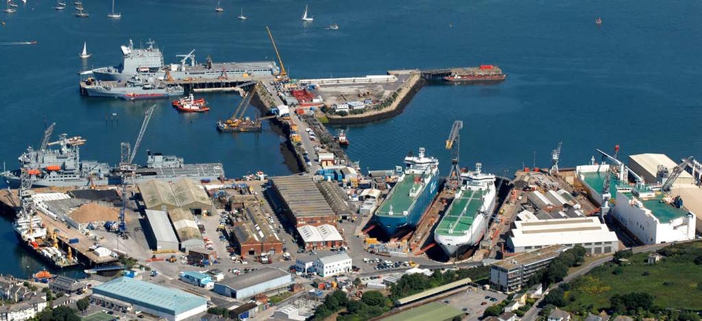 FALMOUTH Falmouth, in the county of Cornwall, has a large natural deep-water harbour and one of the largest commercial ship repair complexes in the UK.