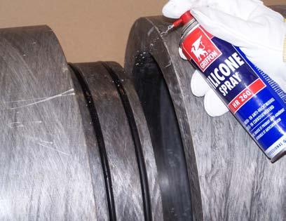 A sound O-ring is the key to a watertight joint.