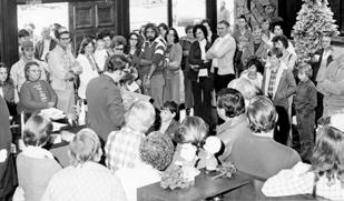 Open House was held on October 29, 1976 to At 10 a.m.