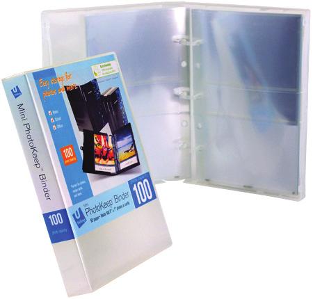 0" PhotoKeep Binder Included: 30-4" x 6" photo pages Capacity: Each photo page holds 6-4" x 6" photos & 2 label cards Total of 180 photos 1.