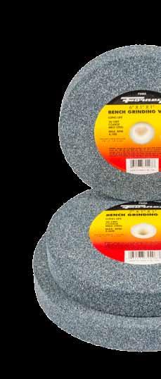 type 1 bench grinding wheels Vitrified bond, aluminum oxide wheel. Designed for most stationary bench grinders. For general grinding and sharpening applications on mild steel.