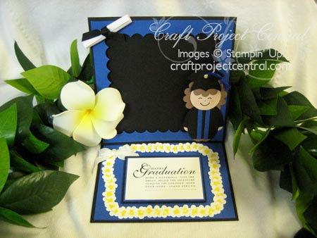 Graduation Picture Frame & Punch Art Page Designed By: Brenda Ballesteros June 2010 This easel picture frame is a cute little way to display your favorite graduate s photo.