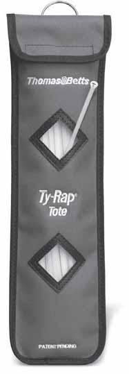 4", 8", and 11" 14" Combination Length Cable Tie Dispensers Keep Ty-Rap cable ties at your fingertips with Ty-Rap Totes.
