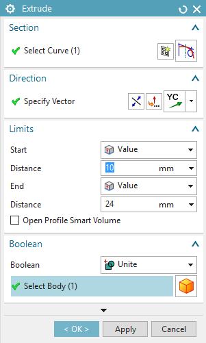 In the box dialog just opened select Unite in the Boolean field and select the object you