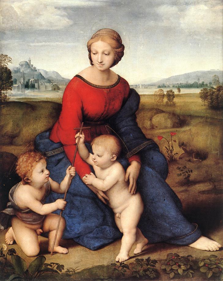 Raphael Madonna of Belvedere (Madonna del Prato) 1506,