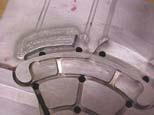 When repair is required in the mould cavity the aesthetic factor is determinant.