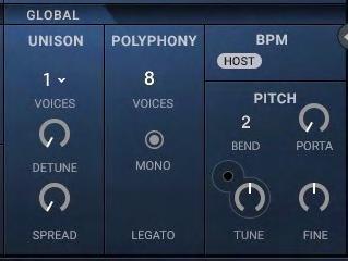 Delay Right Controls the right-channel delay time value. Reverb Mix Controls the balance between the dry and wet signals of the Reverb section. Reverb Damp Controls the reverb s damping amount.