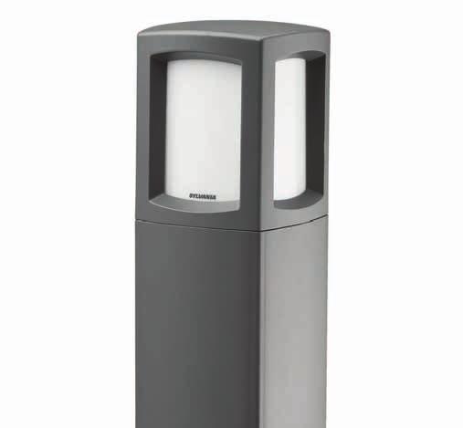 Control gear: Housing: Finish: Protection: Magnetic Die-cast aluminium Grey, RAL9007 IP55 and IK08* (*Onground 1 top glass is IK02) Choose from a wide range of lamp technologies (LED, Compact
