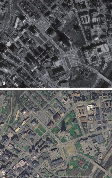 32 2 Outdoor Navigation Fig. 2.7 Example highresolution satellite images. a 1 m resolution. b 0.3 m resolution pleteness.
