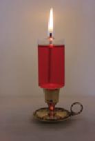 Glass Candles Great to place in votives and/or where small or medium enclosed candle holders produce a lot of wax.