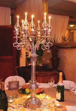 arm ( candelabra made of brass for strength and durability) 7