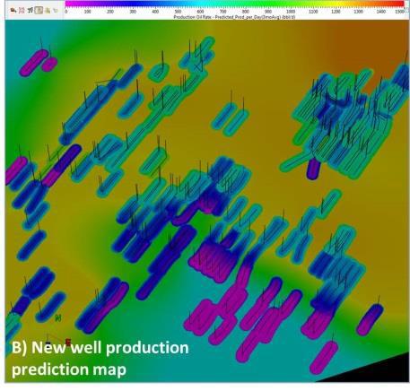 Their analysis indicated that new infill wells maximized production when they were drilled at least 2,250 feet from existing wells that were both high-producing