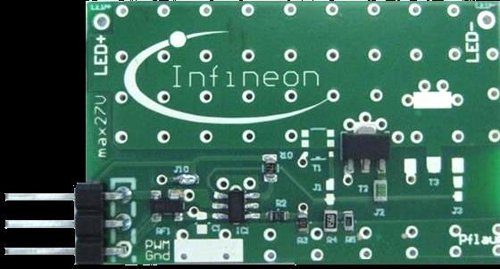The board comes with footprints for 2 other possible external booster transistors, which can be applied in exchange for the BCX68-25 by the user of this board at a later stage.