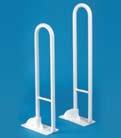 Bathroom Hardware for Inclusive Design AR763 Folding Grab Rail Finishes White or Satin Stainless Steel (other to order) AR765