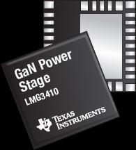 LMG3410: 600V/70mΩ 12A GaN power stage Slew rate control by one external resistor: 30 V/ns to 100 V/ns Integrated direct gate driver with zero common