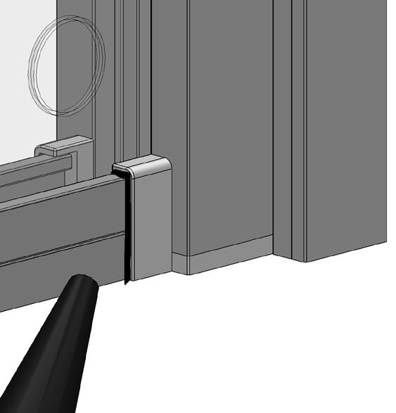 On the Blanking End, Door Corner Joint and the prefitted Bottom