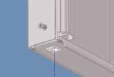 The door must be closed to engage this button before the deadbolt or shoot bolts can be engaged.