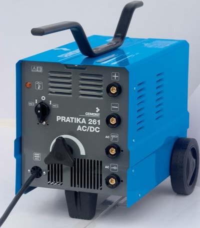 They provide an AC or DC current allowing welding with all types of coated electrodes. PRATIKA is your power source for all applications. Input voltage: 0 V 00 V single-phase.
