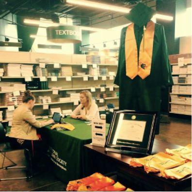 2. Caps, gowns, announcements, and more can be found at our 20XX GradFair! Come on down for your grad supplies and enter to win a #diplomaframe from @ChurchHillClassics.