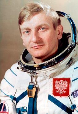 Mirosław Hermaszewski Poland, Soyuz 30 Salyut 6, 27/06/1978-05/07/1978 Defend nature on Earth.