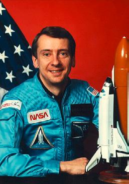 Charles David Walker USA, Space Shuttle Missions: 12(STS41D), 16(STS51D), 23(STS61B) Dream Big ideas for human-kind in outer space; Never stop
