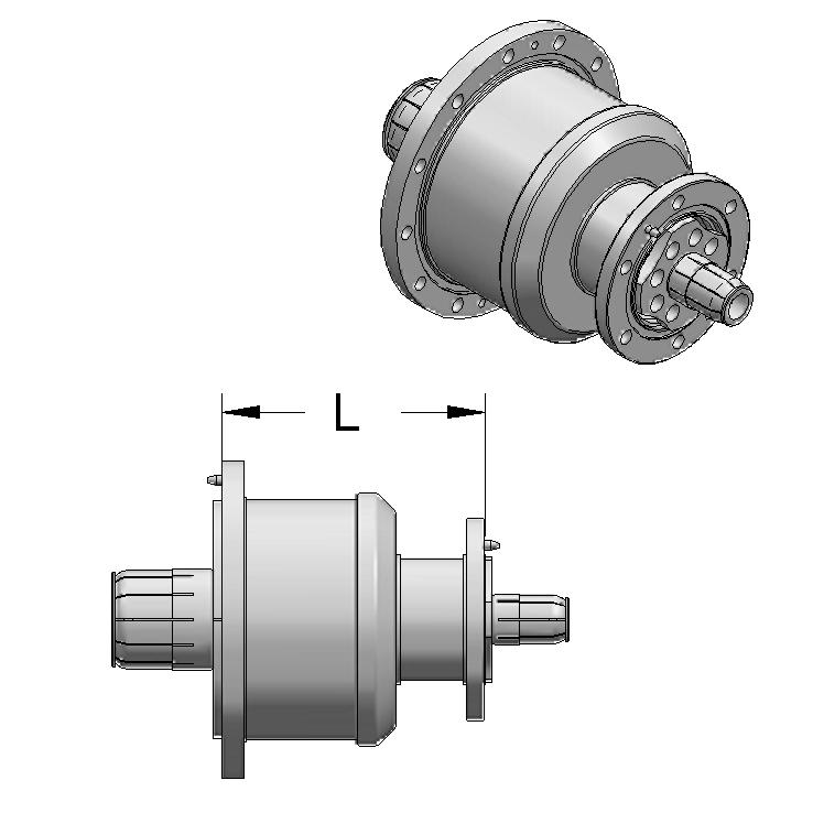 Dielectric Standard Coaxial Flanged Reducers¹ Low insertion loss (< 0.05 db) Low VSWR ( 1.