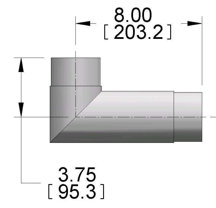 365-018 6 lbs (2.72 kg) 1.03 1.03 1.03 Unflanged Coupling² Model Number DC 365-008 1 lb (0.