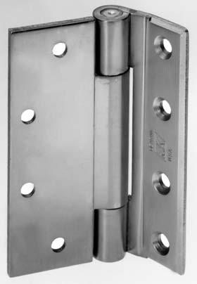 Three Knuckle Heavy Weight Series (Reversible) TA384 TA784 or furnished in on hinge side specify TA5384 or TA5784) 4 1 2 114.3.180 6* 152.4.203 * Advise door thickness 1 3 4" or 2 1 4" All 3K heavy weight half mortise machine screws.