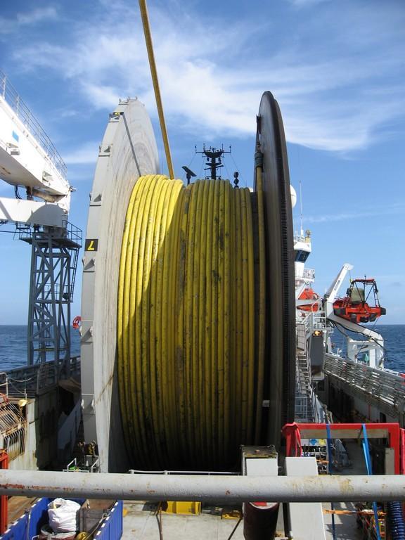 SAL Flowline Recovery Recovery Completed 2 x Flexible Flowlines recovered onto Seven Navica main reel Leading head protected