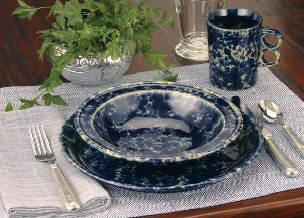 As both homage and interpretation, Bennington's bold and brilliant blue agate glaze stands the test of time, delighting generations.