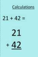 Column method- no regrouping 24 + 15= Add together the ones first then add the tens.