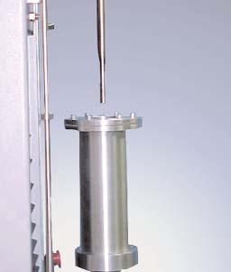 746-1 Ball Burst Fixture, 2.5 kn (562 lbf). Sample Type: Textiles and nonwovens. A clamping ring, with an inside diameter of 44.4 mm (1.75 in), holds the sample securely.