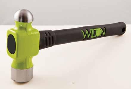 NO-SLIP GRIP - vulcanized rubber handle for secure grip while striking F.