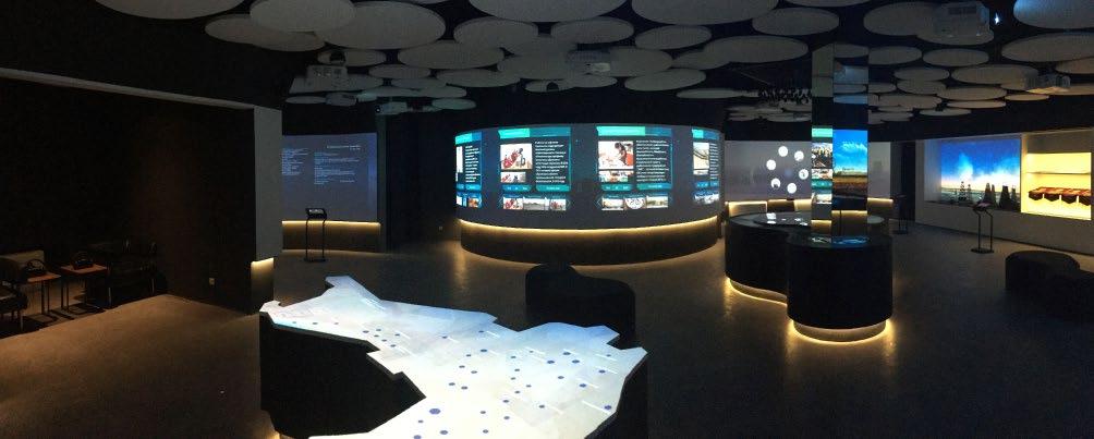 PORTFOLIO INTERACTIVE MUSEUM OF «EMBAMUNAIGAS» The biggest project of the company, the most technologically advanced museum in Kazakhstan and Middle Asia.