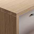Worktop Finish: Oak Light Finish applied also to plinth, cabinets,