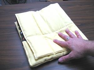 Then, fold it once from the bottom to