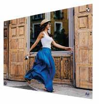 METAL WALL DÉCOR METAL WALL DÉCOR Your favorite photo is infused onto a sleek metal panel Glossy finish for stunning look