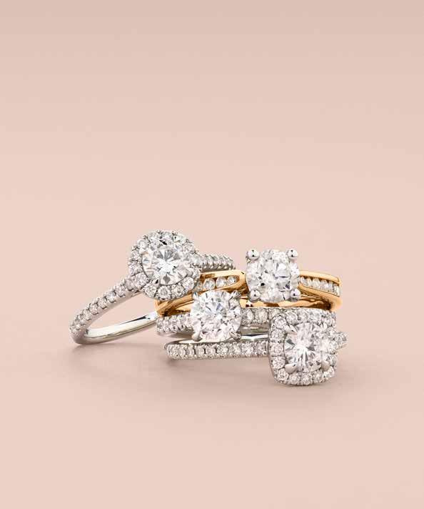 A BEAUTIFUL PROMISE These rings will be an elegant reminder of the promise you ve made to each other.