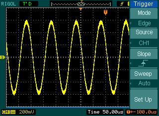 To Set up the Trigger System The trigger determines when the oscilloscope starts to acquire data and display a waveform.
