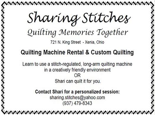 February 5 from 10 a.m. to 4 p.m. at The Little Shop of Stitches in Miamisburg. Sign-up sheets will be available at the January guild meeting. Mark your calendars!